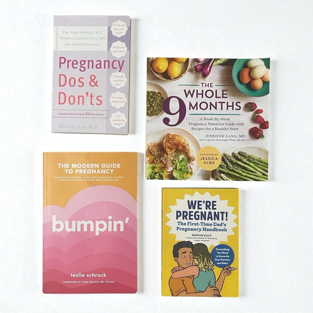 Pregnancy Book Bundle (Set of 4) - Nutrition, First-Time Dad, Dos & Don'ts